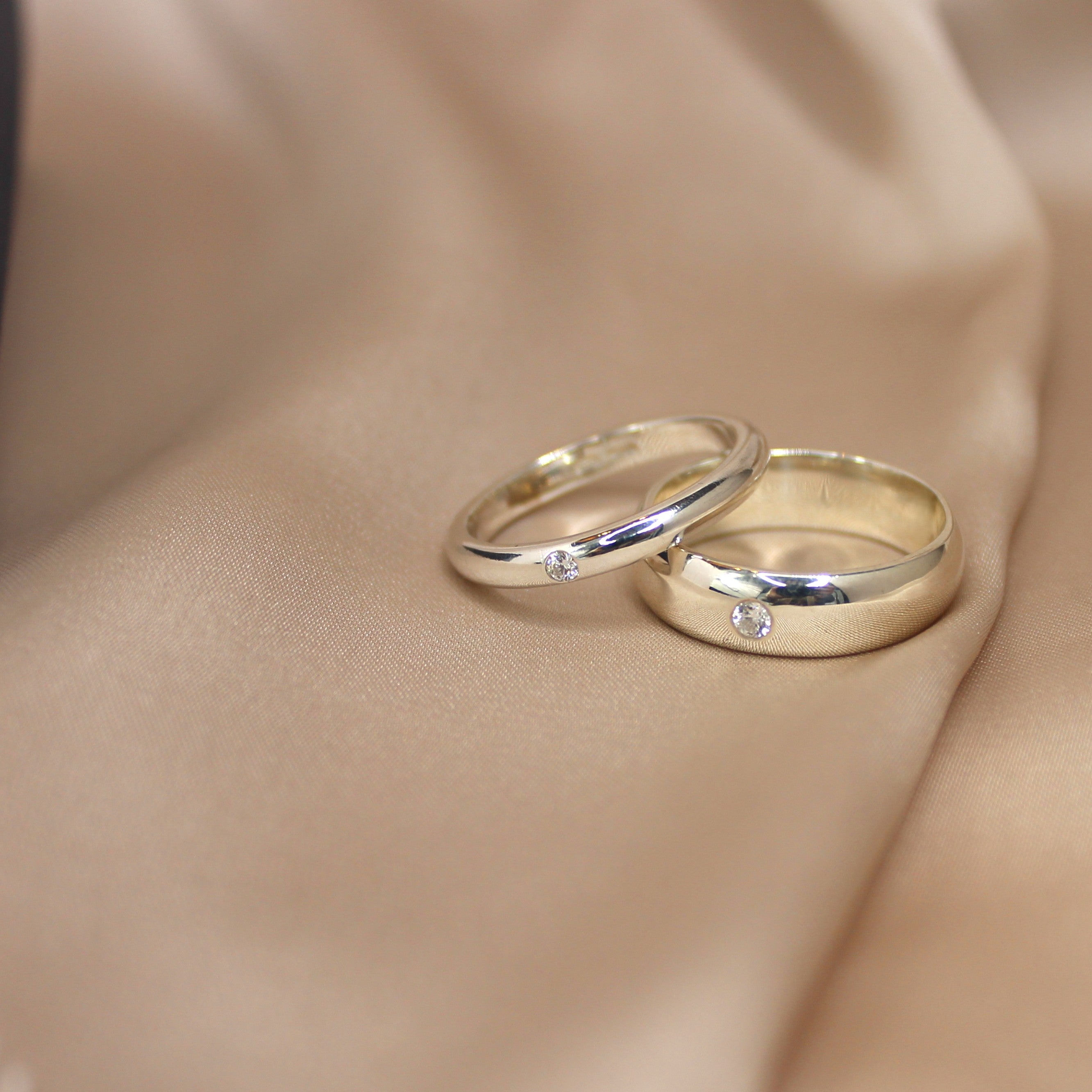 Forever Wedding Band with Diamond