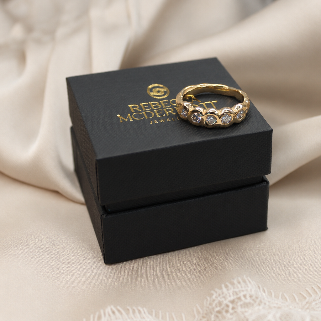 Jewellery-box photo with softened colour