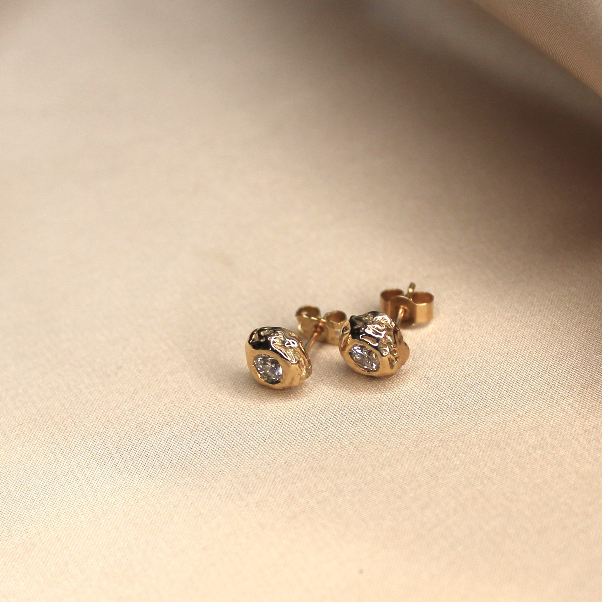 Eterna Solitaire Earrings