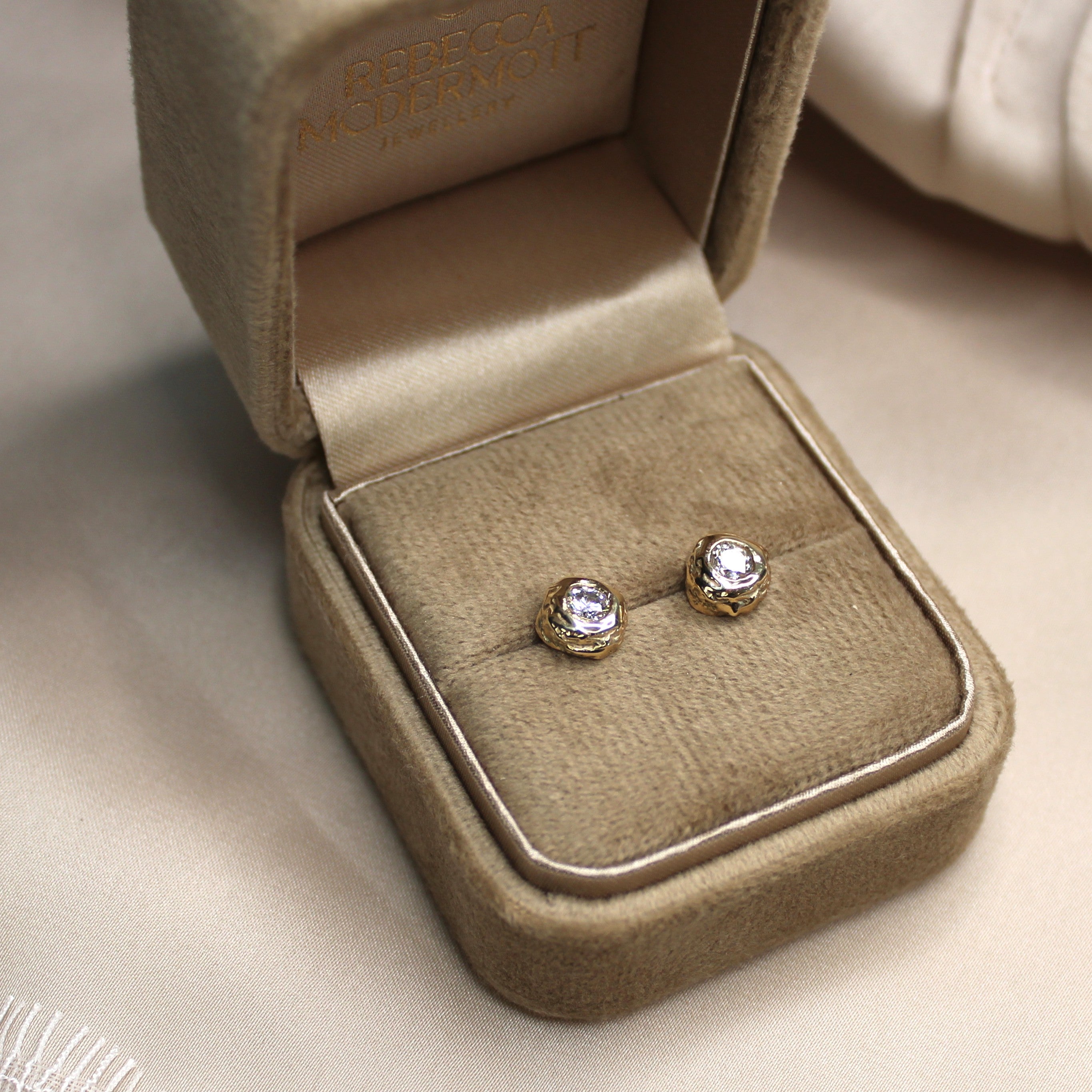 Eterna Solitaire Earrings