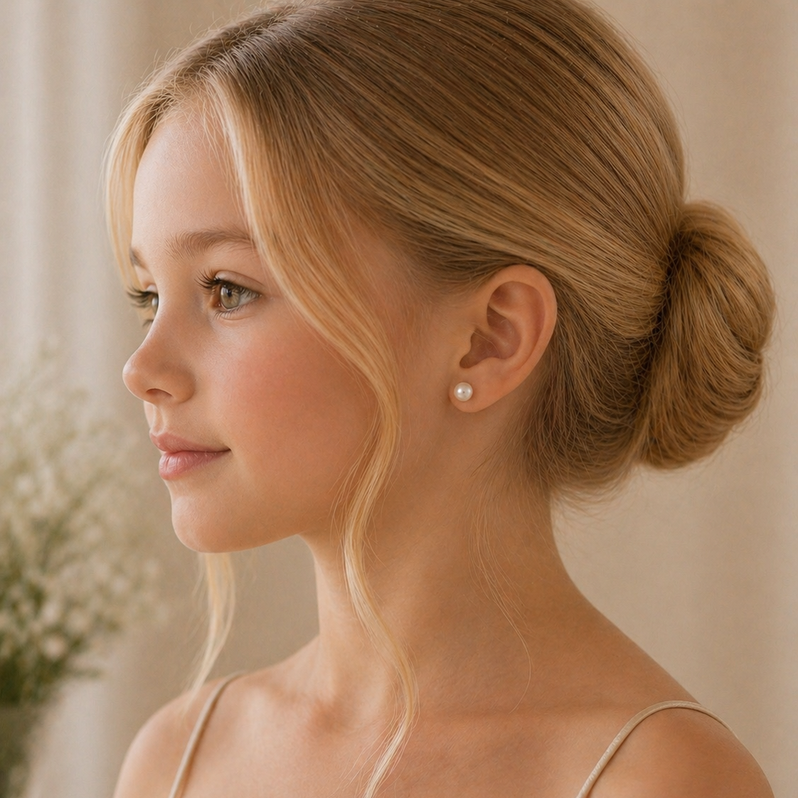 Pearl Stud Earrings