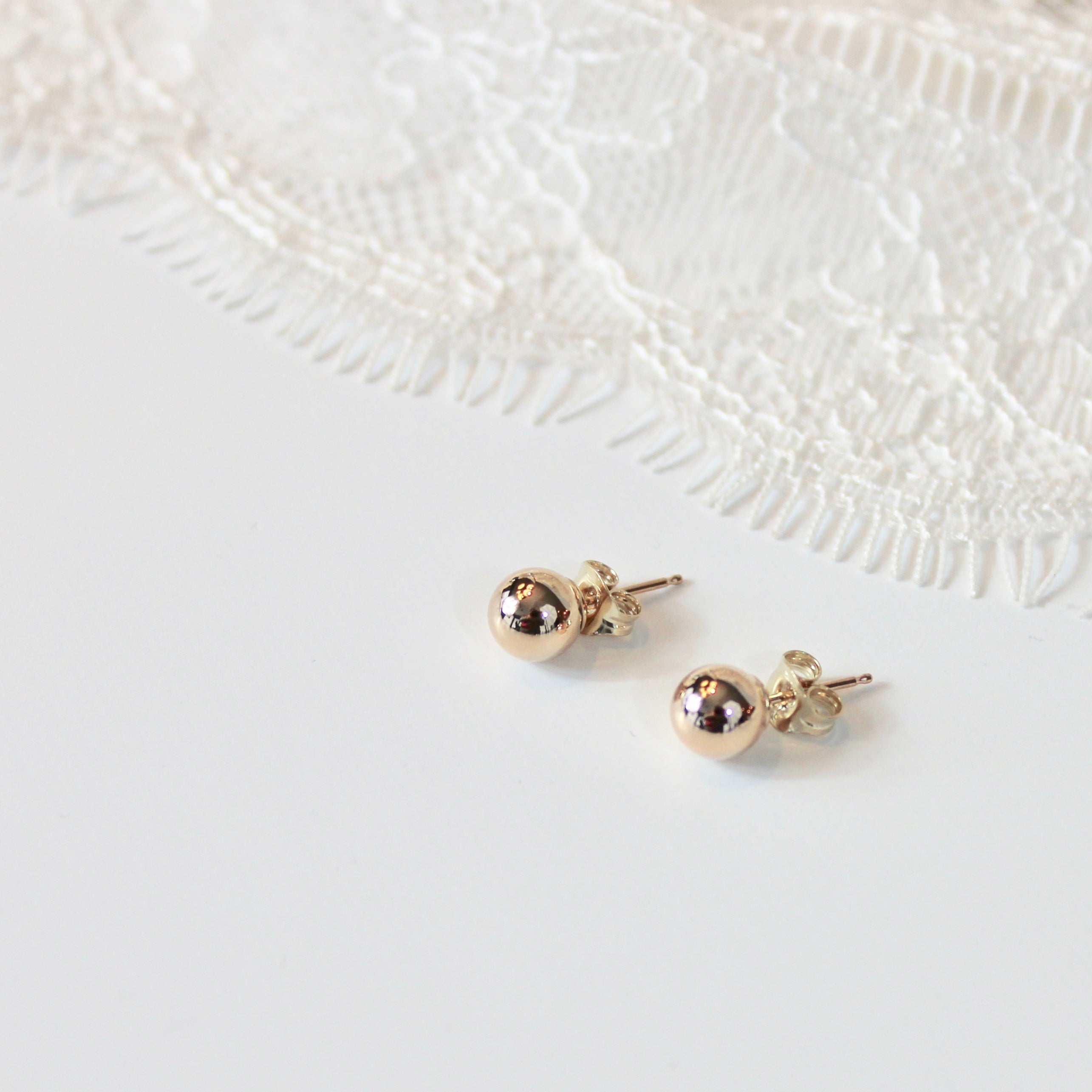 Ball Stud Earrings