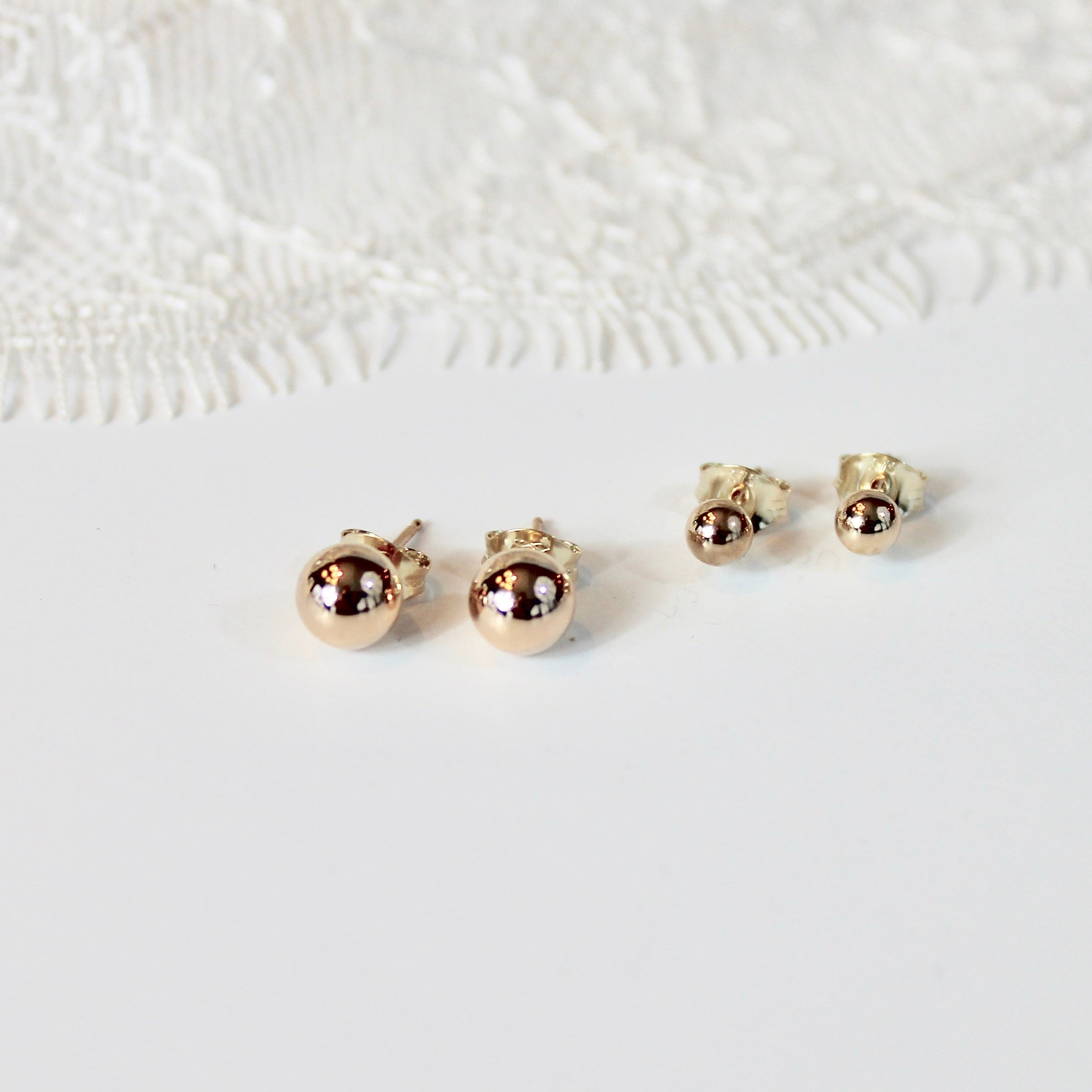Ball Stud Earrings